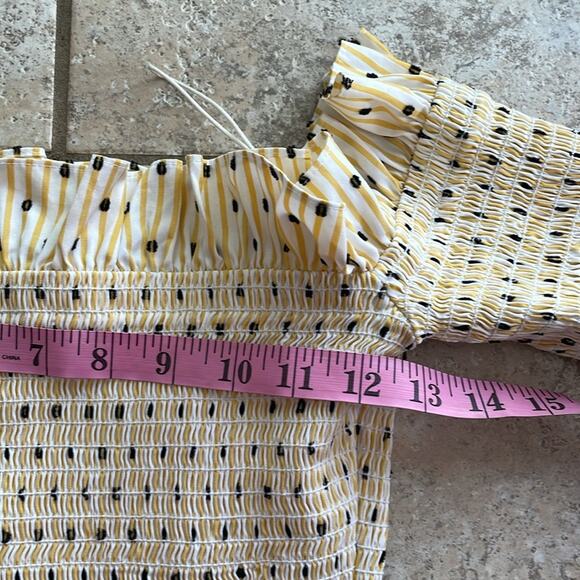 CAROLINE CONSTAS Calida Smocked Top - Picture 13 of 16